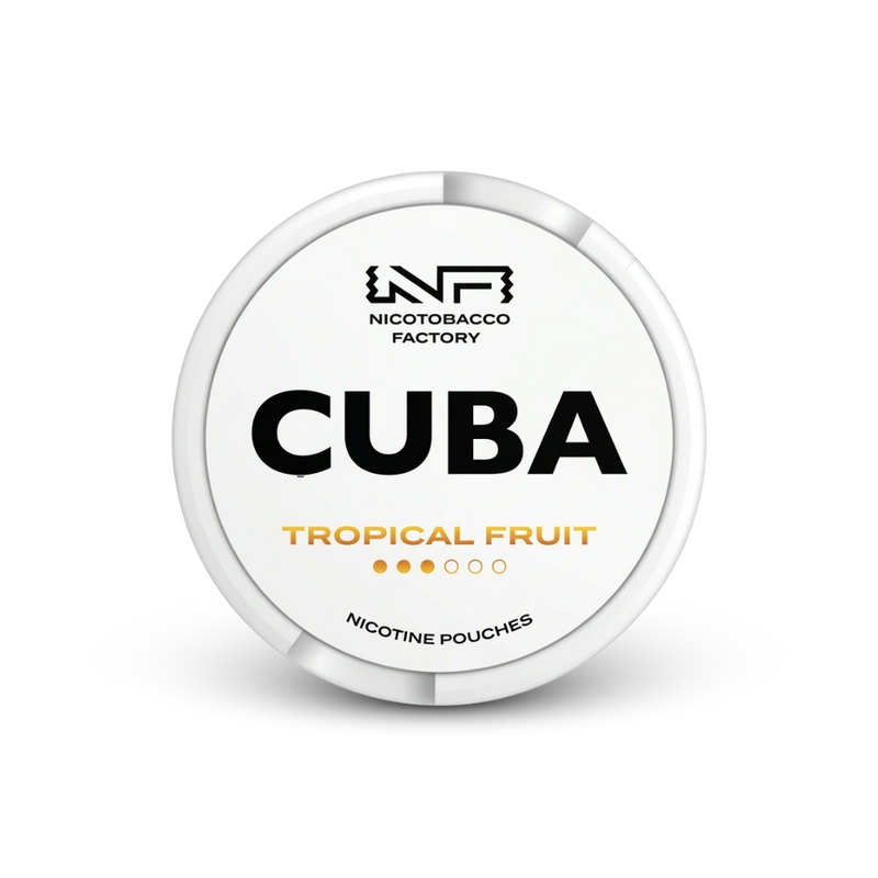 Cuba White Tropical Fruit – puszka woreczków nikotynowych