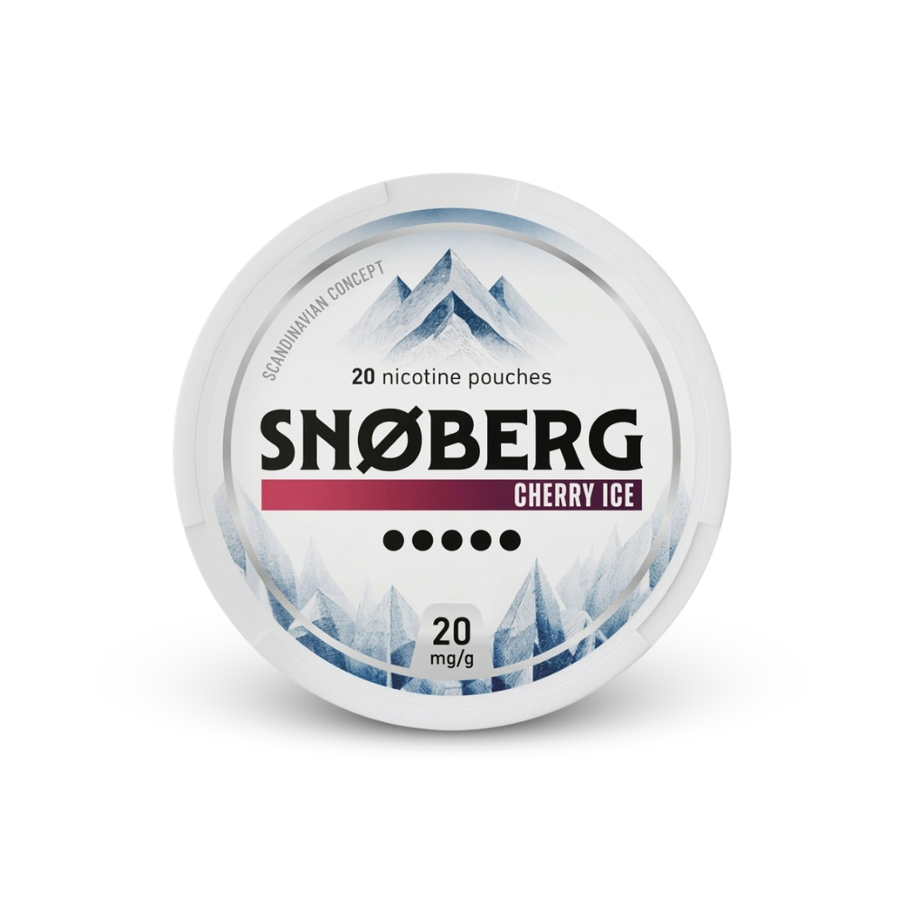 SNOBERG Cherry Ice 13mg – puszka saszetki nikotynowej