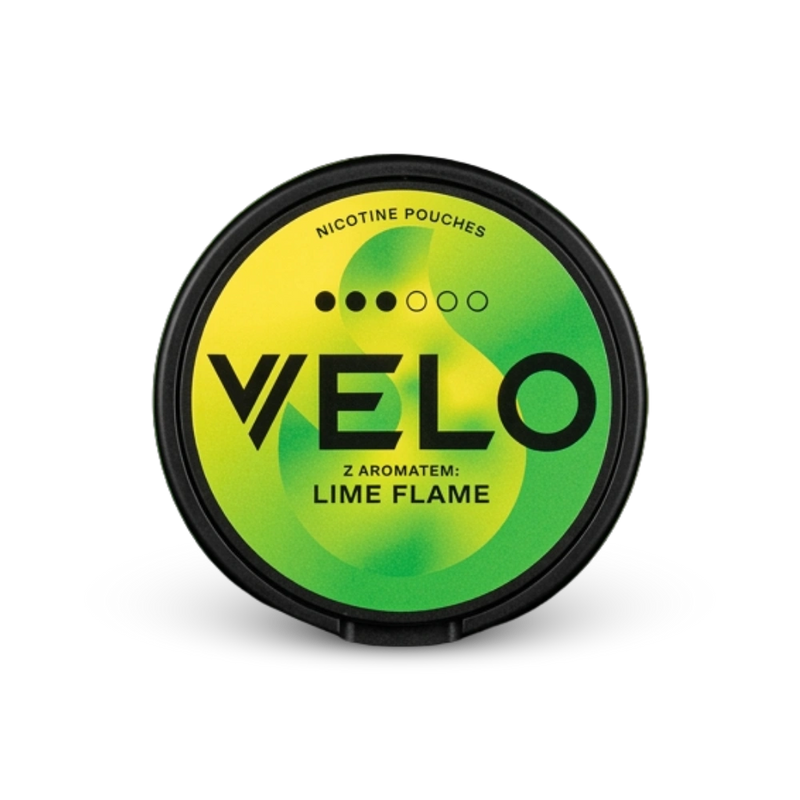 VELO Lime Flame – puszka woreczków nikotynowych