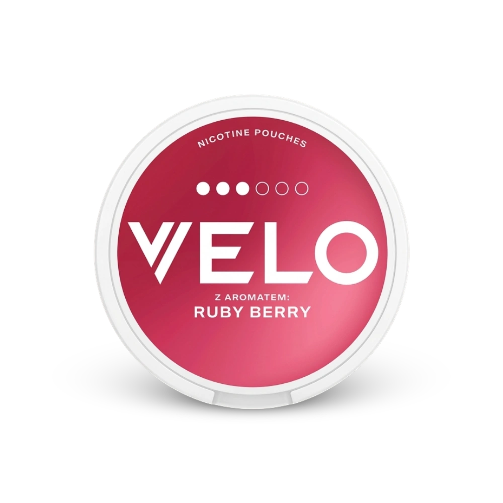 Velo Ruby Berry – puszka nikotynowych saszetki