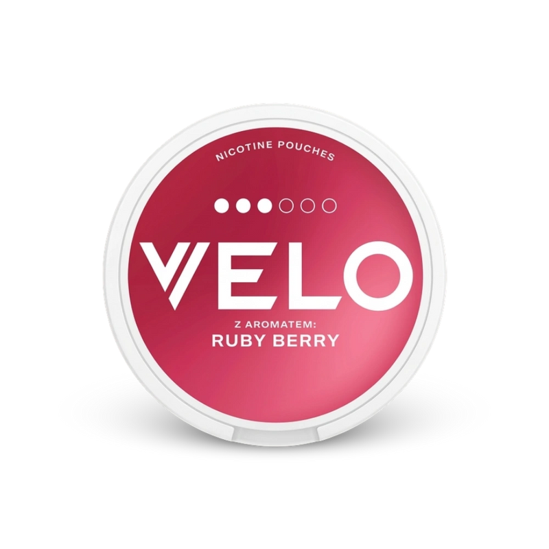 Velo Ruby Berry – puszka nikotynowych saszetki